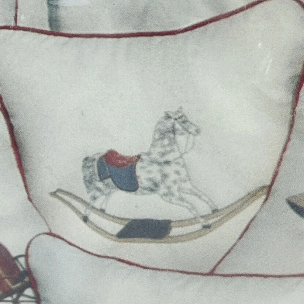 Cathy Needlecraft #7108 Rocking Horse Quilted Pillow Kit‎ 12x12 Toy Pillows